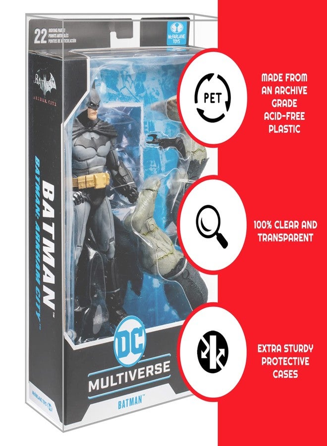 EVORETRO Display Protector Case for McFarlane DC Multiverse BAF Action Figure Box - 7 Inch Figure BAF Thick PET Plastic Clear Display Case, 0.40MM Scratch Resistant, Dustproof (10 Pack) - Image 3